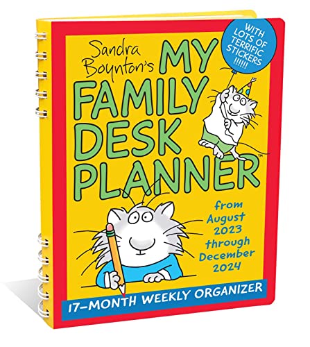 Sandra Boynton's My Family Desk Planner 17-Month 2023-2024 Weekly/Monthly Organi von Andrews McMeel Publishing